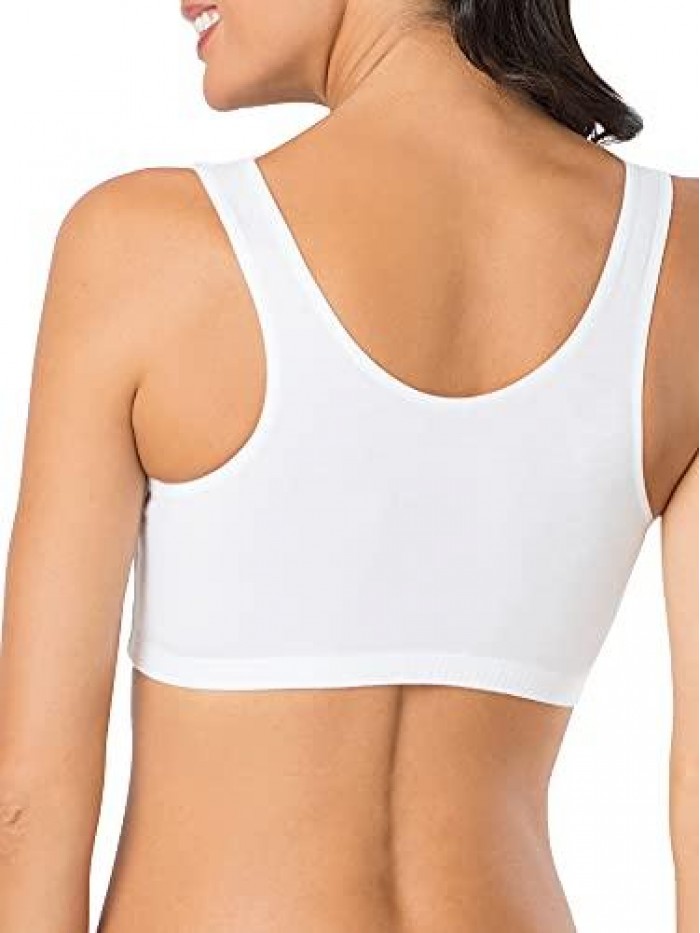 of the Loom Women's Built Up Tank Style Sports Bra 