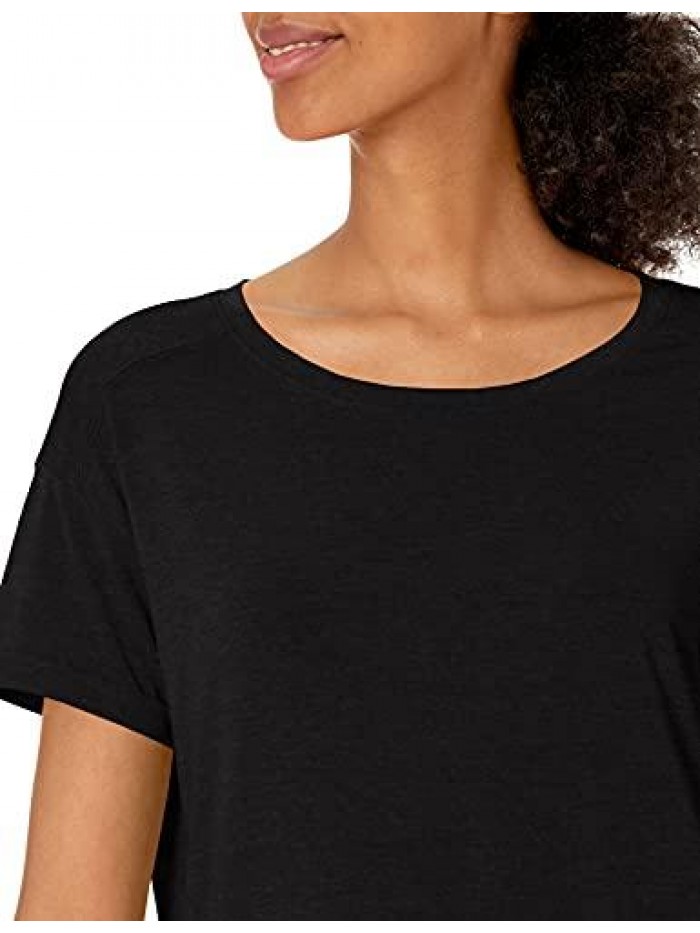 Women's Studio Relaxed-Fit Lightweight Crewneck T-Shirt  