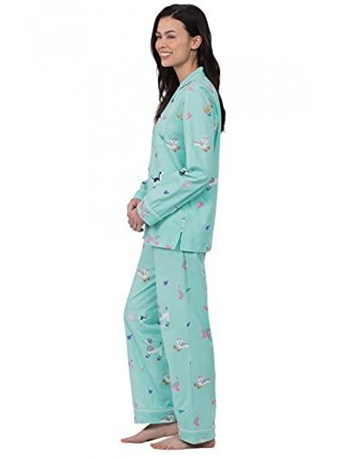 Womens Pajamas - Button Down Pajamas For Women 