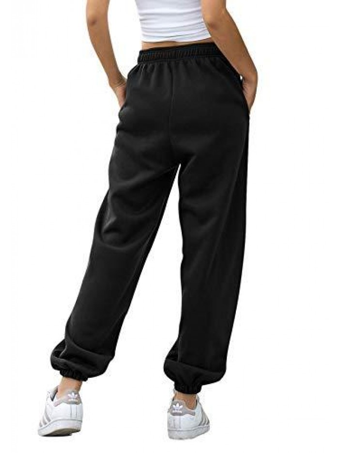 Cinch Bottom Sweatpants for Women with Pockets 