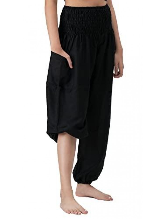 BANGKOK PANTS Harem Pants Women Boho Clothes with Pockets 