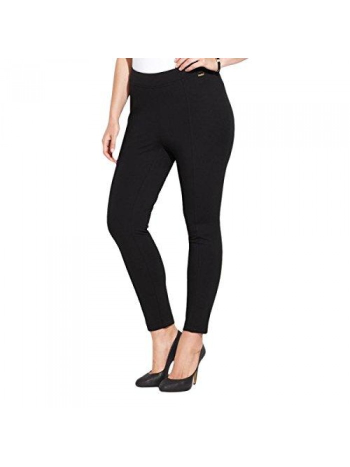 Klein Women's Plus Size Essential Power Stretch Ponte Legging 