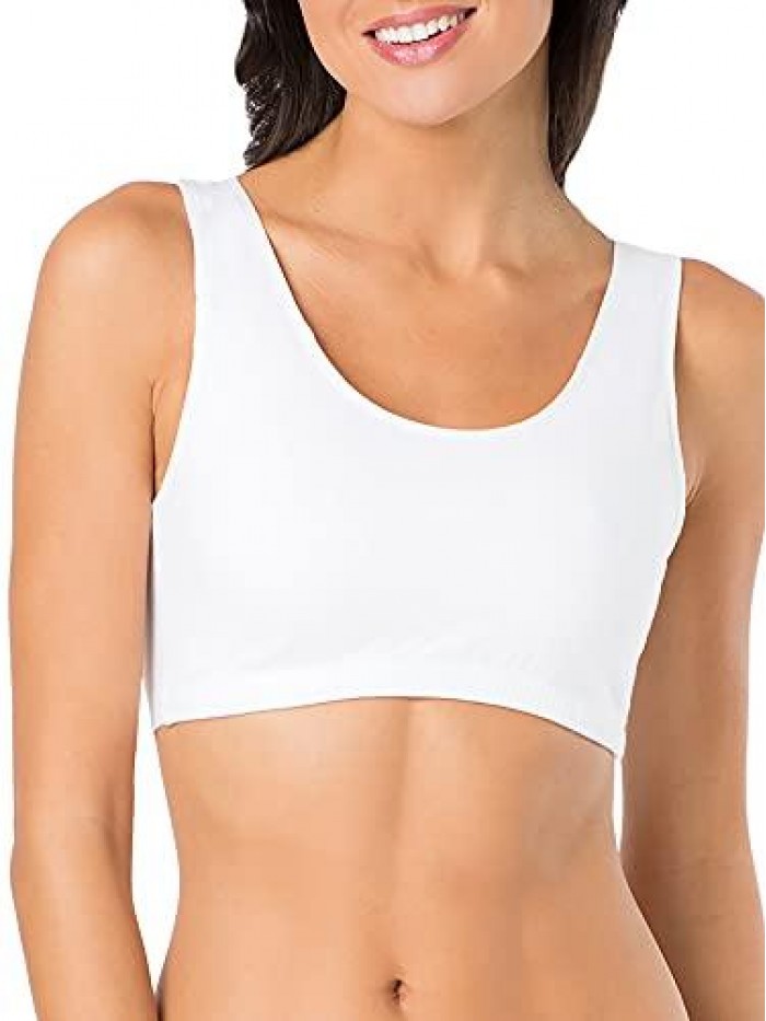 of the Loom Women's Built Up Tank Style Sports Bra 