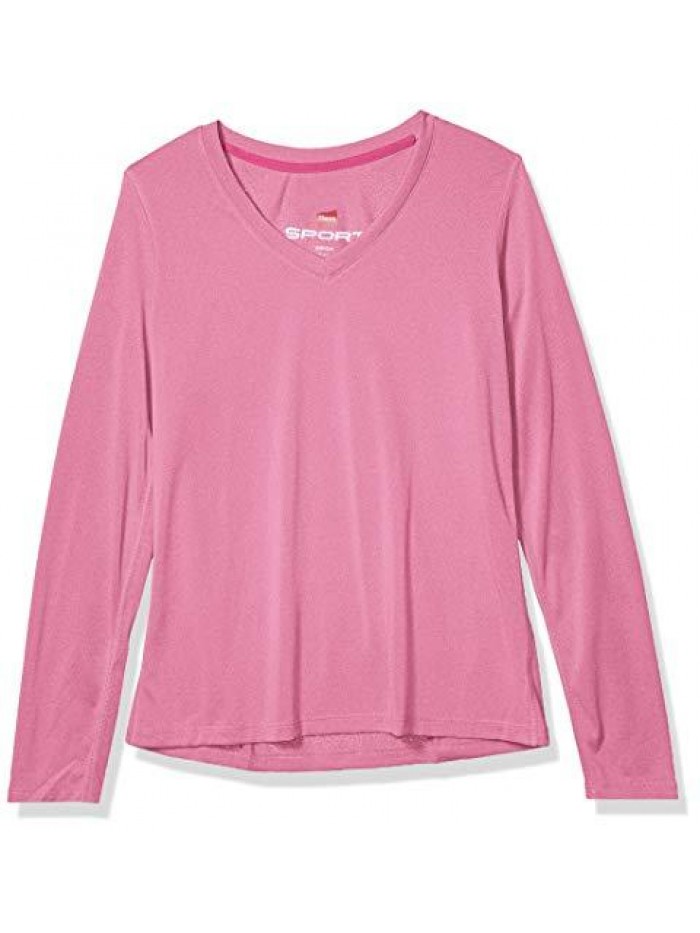 Women’s Cooldri Performance Long Sleeve V-neck Tee 