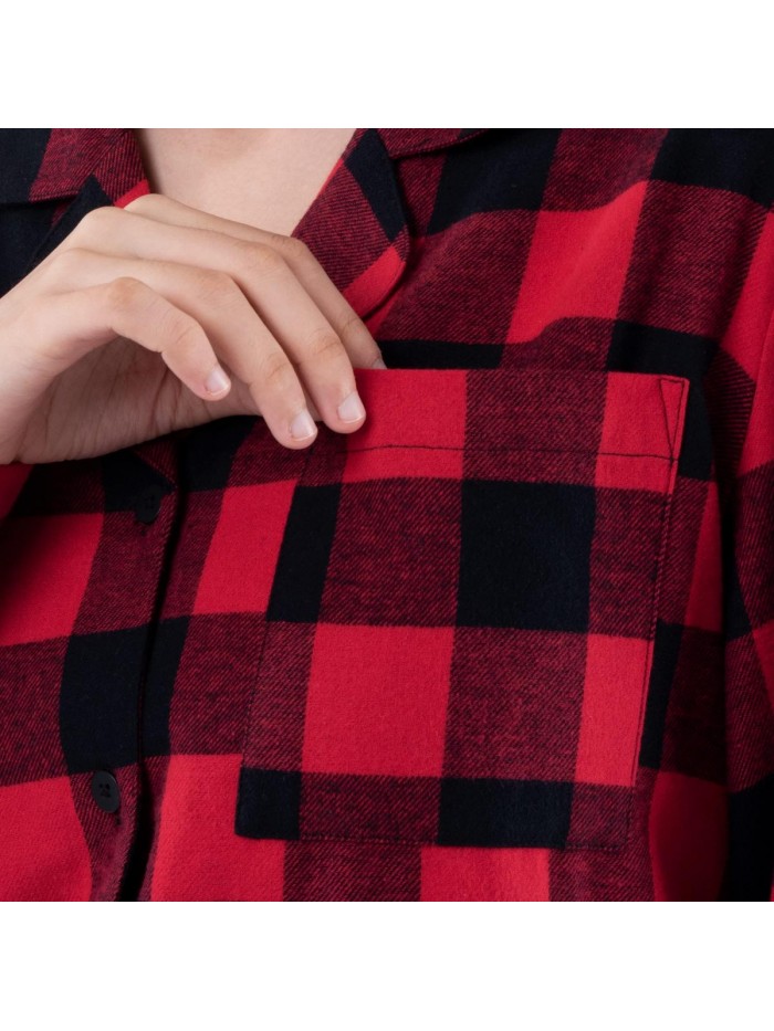 of the Loom Women's Flannel Sleep Shirt 