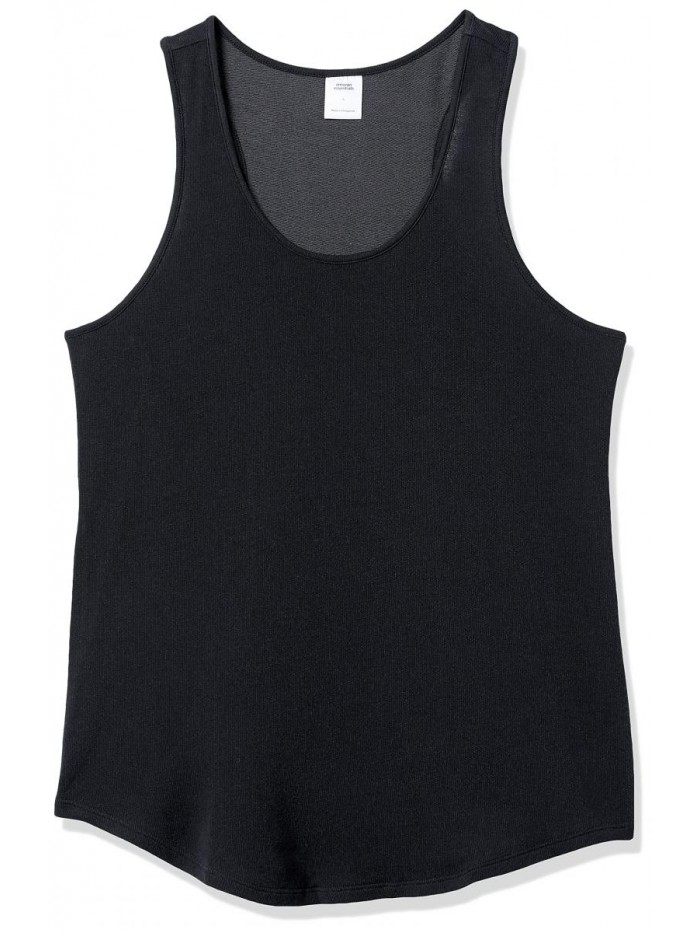 Women's Relaxed-Fit Lightweight Lounge Terry Racerback Tank  