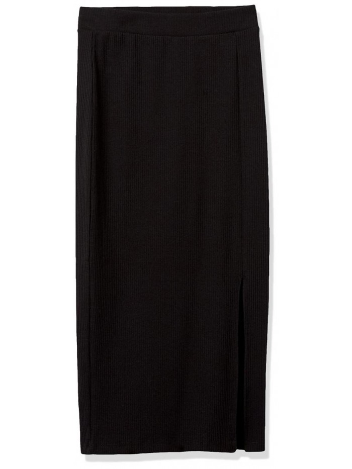 Drop Women's Veronique High Waist Slit Skirt 