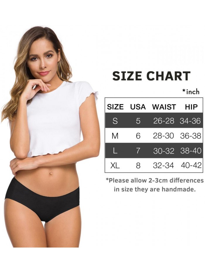 Cotton Bikini Women's Breathable Panties Seamless Comfort Underwear 