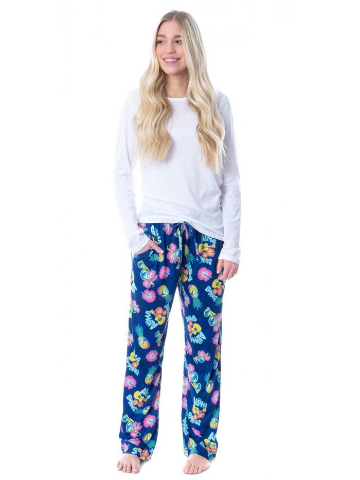 Me Womens' Minions Aloha Buddies Sleep Pajama Pants 