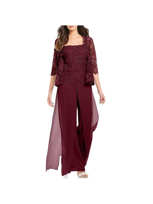 Wedding Guest Dressy Pant Suit Jumpsuit Shrugs 2 P...