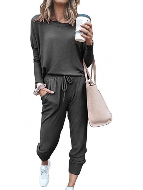 Pajamas Set Long Sleeve Women Sweatsuit with Jogge...