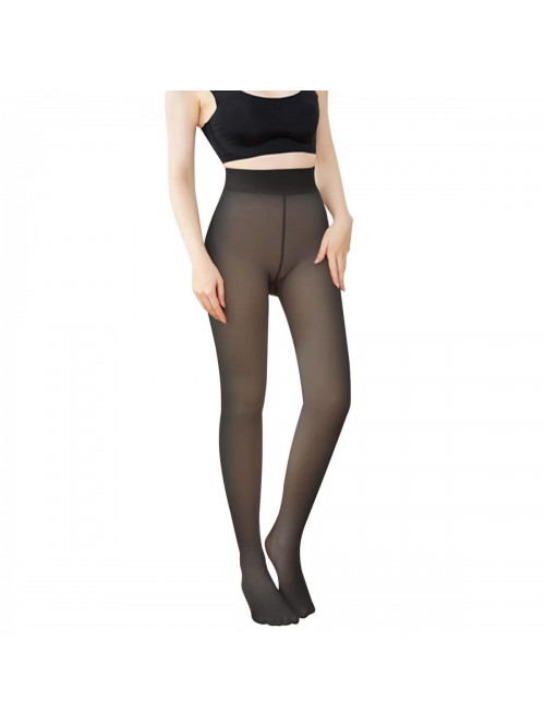 Women's Winter Tights Fleece Lined Pantyhose Opaqu...