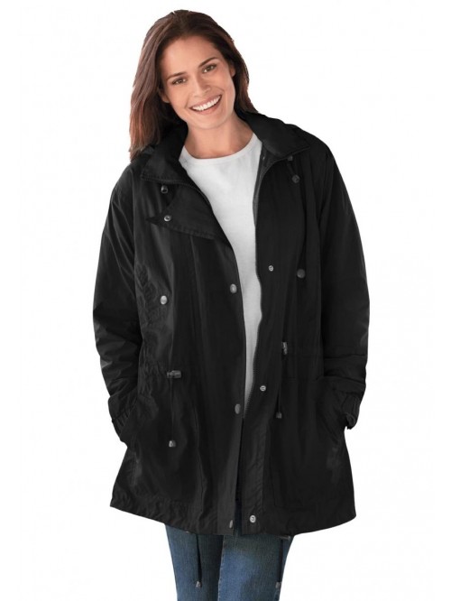 Within Women's Plus Size Fleece-Lined Taslon Anora...