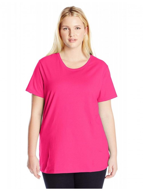 MY SIZE Women's Plus-Size Short Sleeve Crew Neck T...