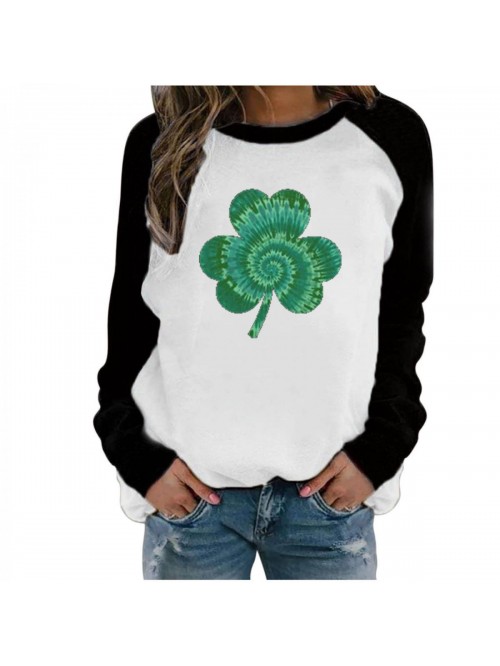 Casual St. Patrick's Day T Shirt Ladies Green O-Ne...