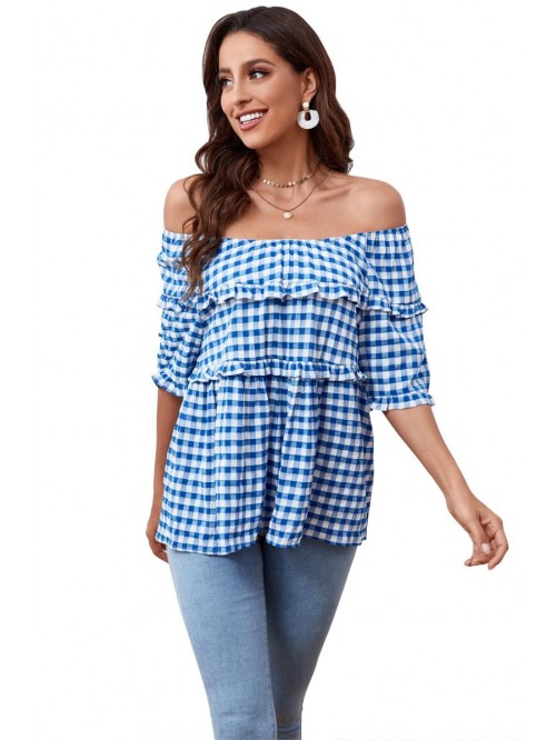 NINOS Womens Tops Crew Neck/Off The Shoulder 2 in ...