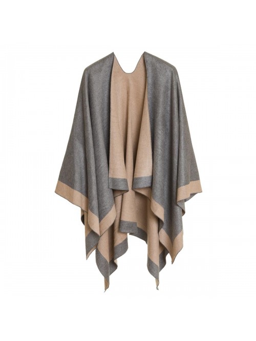 DESIGNED IN SPAIN Women's Shawl Wrap Poncho Ruana ...