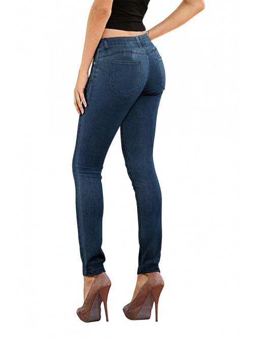 Co. Women's Butt Lift Super Comfy Stretch Denim Sk...