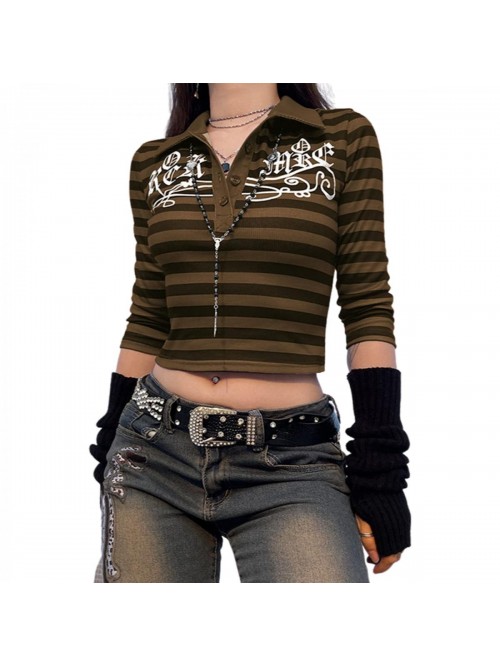 Sleeve Shirts for Women Plus Size Aesthetic Goth C...