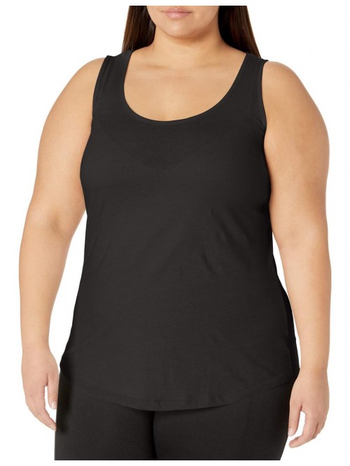 My Size Women's Plus-SizeJersey Shirttail Hem Tank...