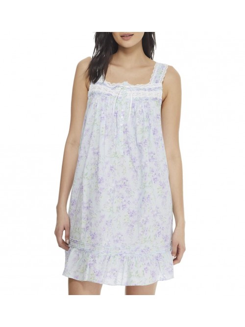 Large Floral Woven Lawn Chemise 